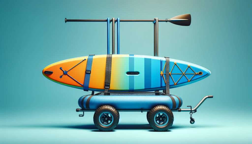 chariot pour paddle gonflable : faciliter le transport de votre équipement
