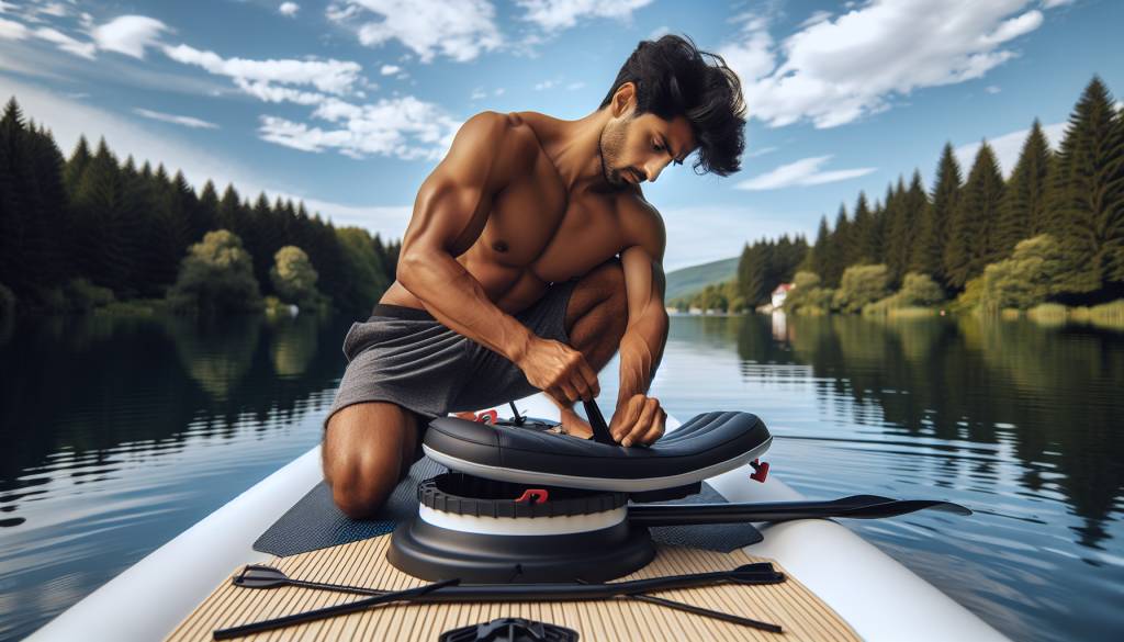comment installer un siège pour paddle gonflable